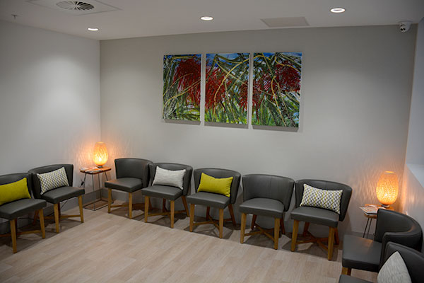 Gowned Waiting Room